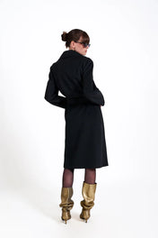 Cappotto a vestaglia con spacchi