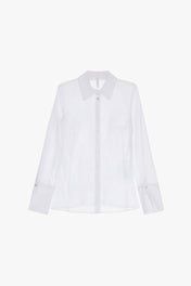 Camicia con colletto classico e polsini dettaglio