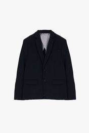 Giacca monopetto blu navy