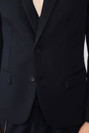 Giacca monopetto blu navy