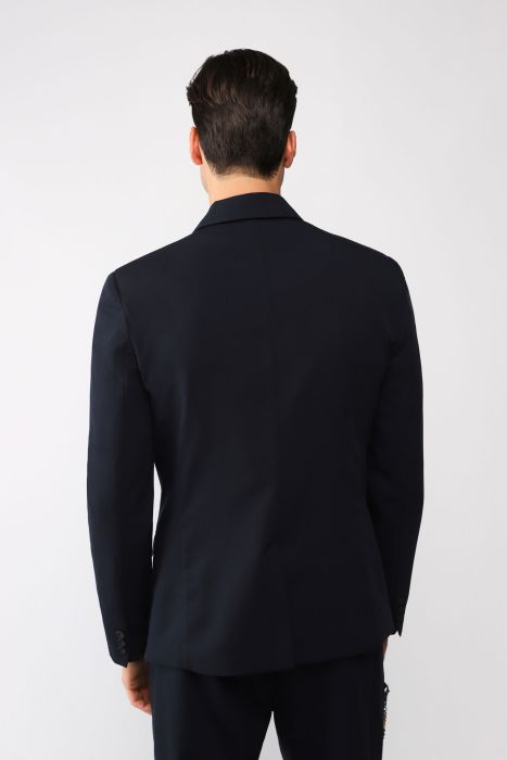 Giacca monopetto blu navy