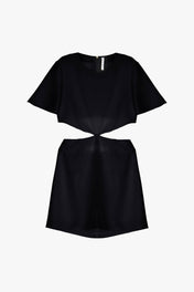 Mini abito con cut-out sui fianchi