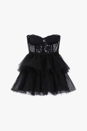 ABITO MINI IN TULLE