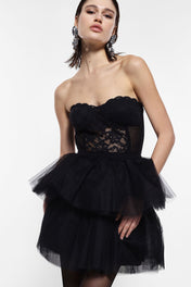 ABITO MINI IN TULLE