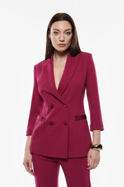 GIACCA DOPPIOPETTO MAGENTA