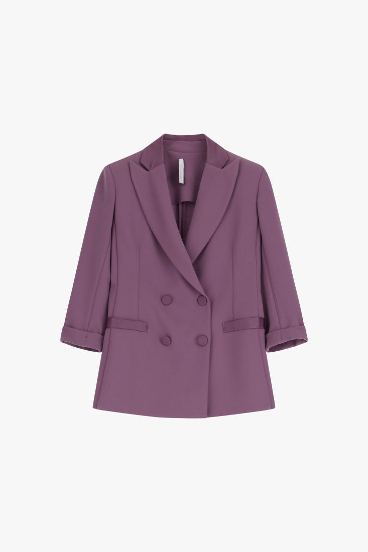 GIACCA DOPPIOPETTO MALVA