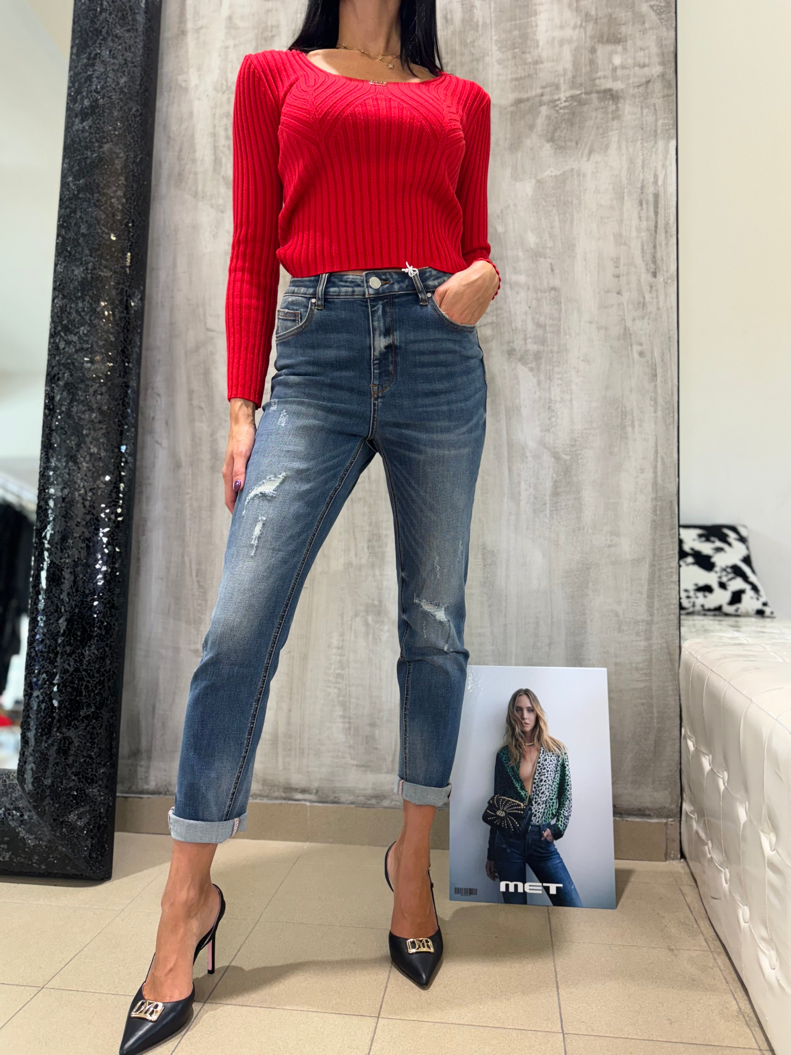 JEANS CON ROTTURE CANDICE