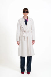 Cappotto a vestaglia con spacchi