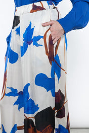 PANTALONI STAMPATI IN VISCOSA