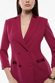 GIACCA DOPPIOPETTO MAGENTA