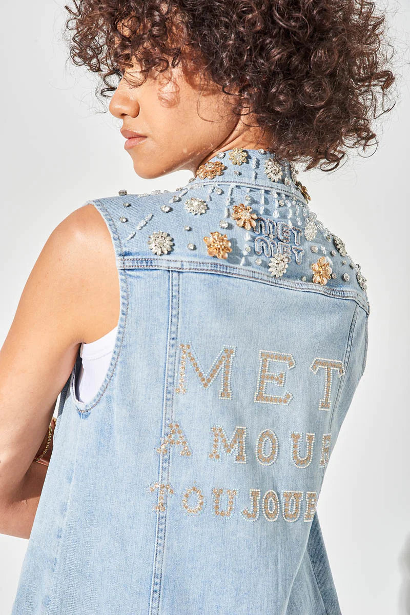 Gilet in denim