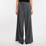 PANTALONE A PALAZZO CON PENCES