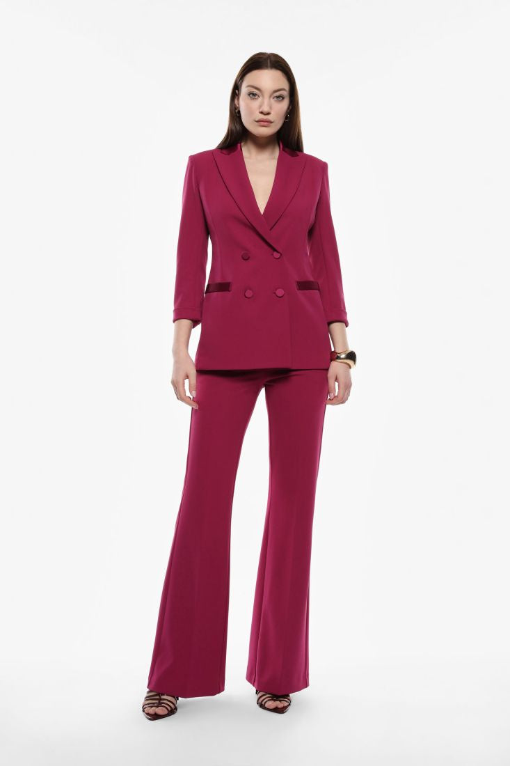 PANTALONE A ZAMPA MAGENTA