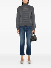 JEANS SKINNY CROP