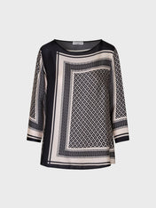 BLUSA STAMPA FOULARD