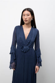 ABITO CHIFFON MISTO SETA