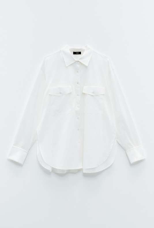 CAMICIA OVER CON TASCHE