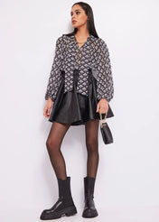 Blusa con stampa