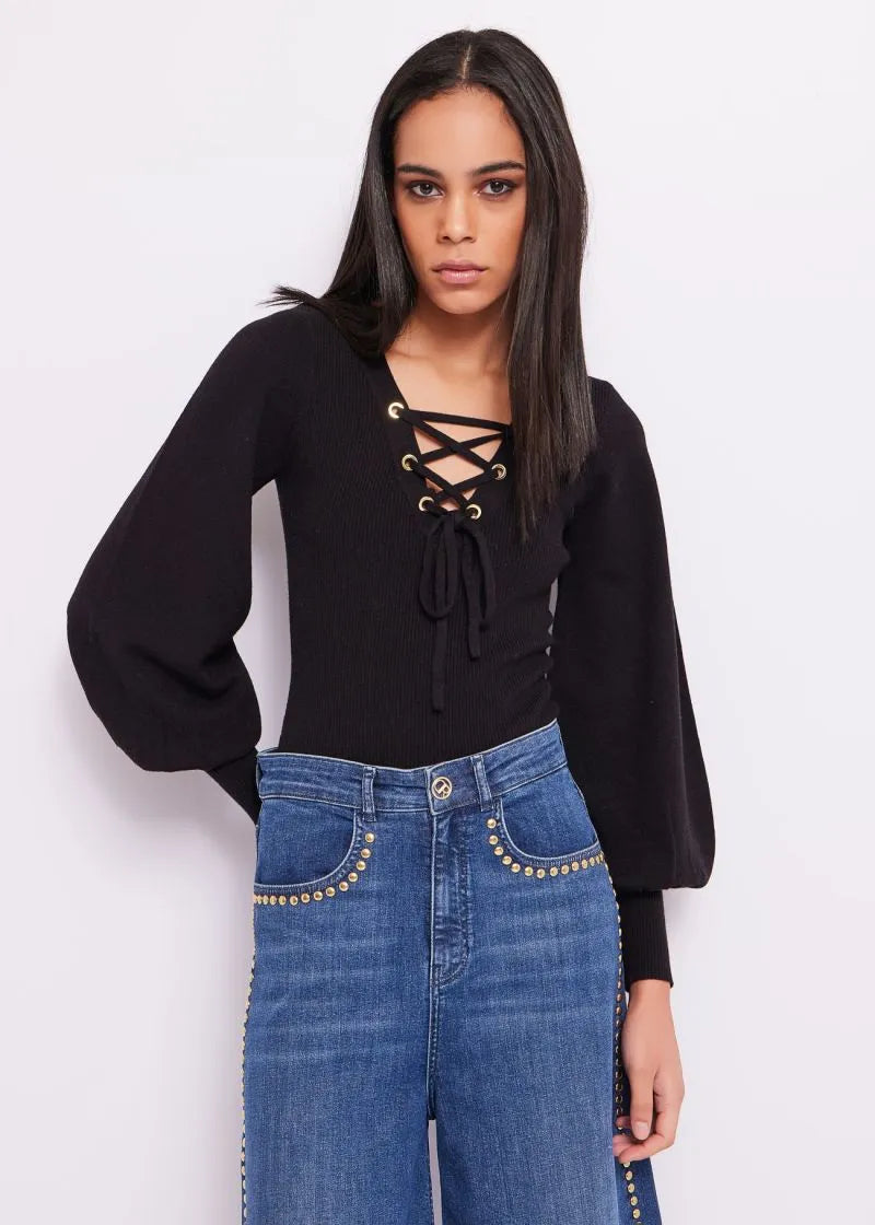 Maglia con laccetti