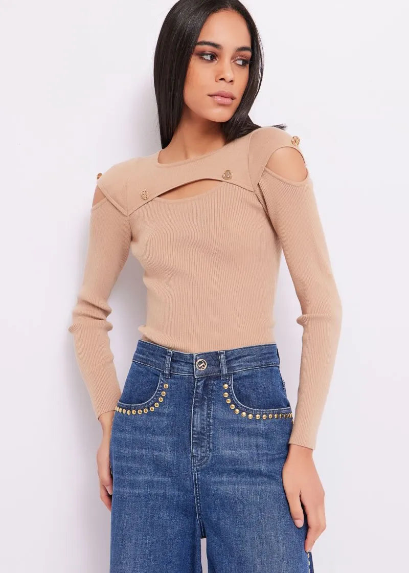 Maglia con bottoni