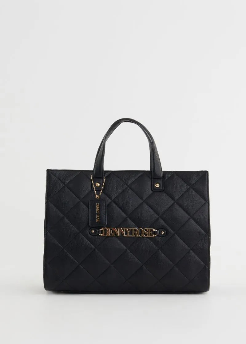 Shopping bag trapuntata