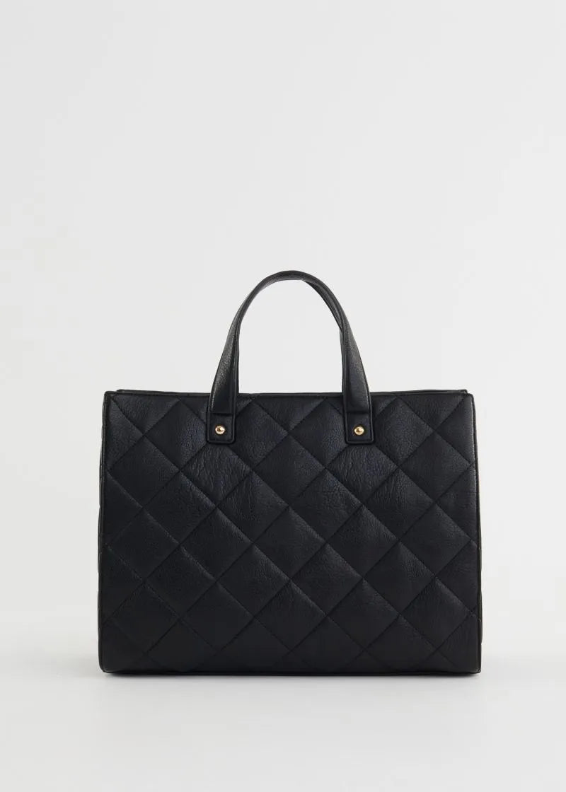 Shopping bag trapuntata
