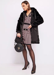 Parka in nylon e teddy