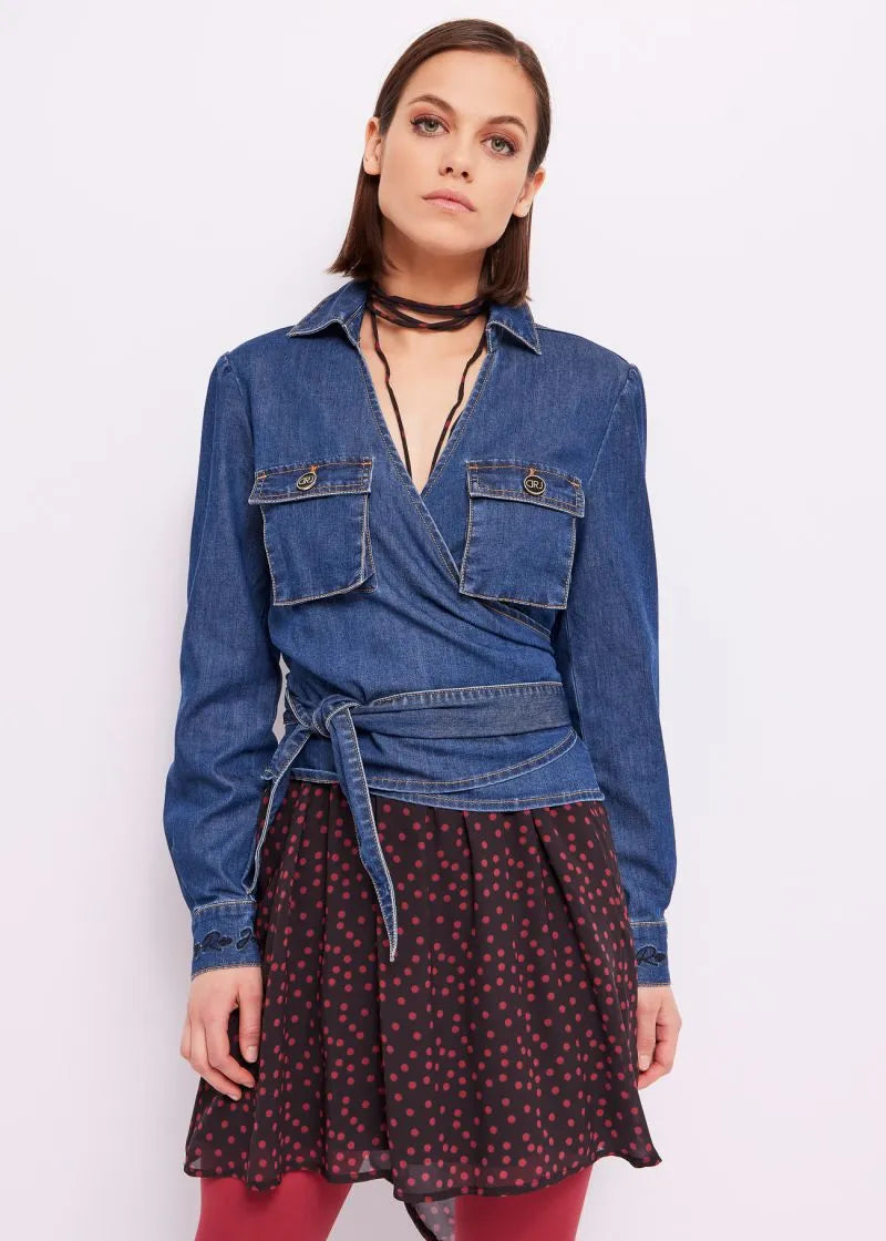 Blusa in denim