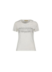 Tshirt con logo e strass