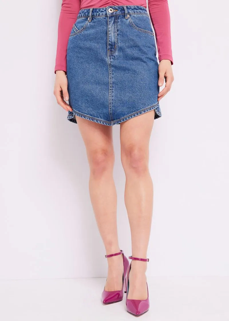 Minigonna in denim