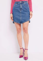 Minigonna in denim
