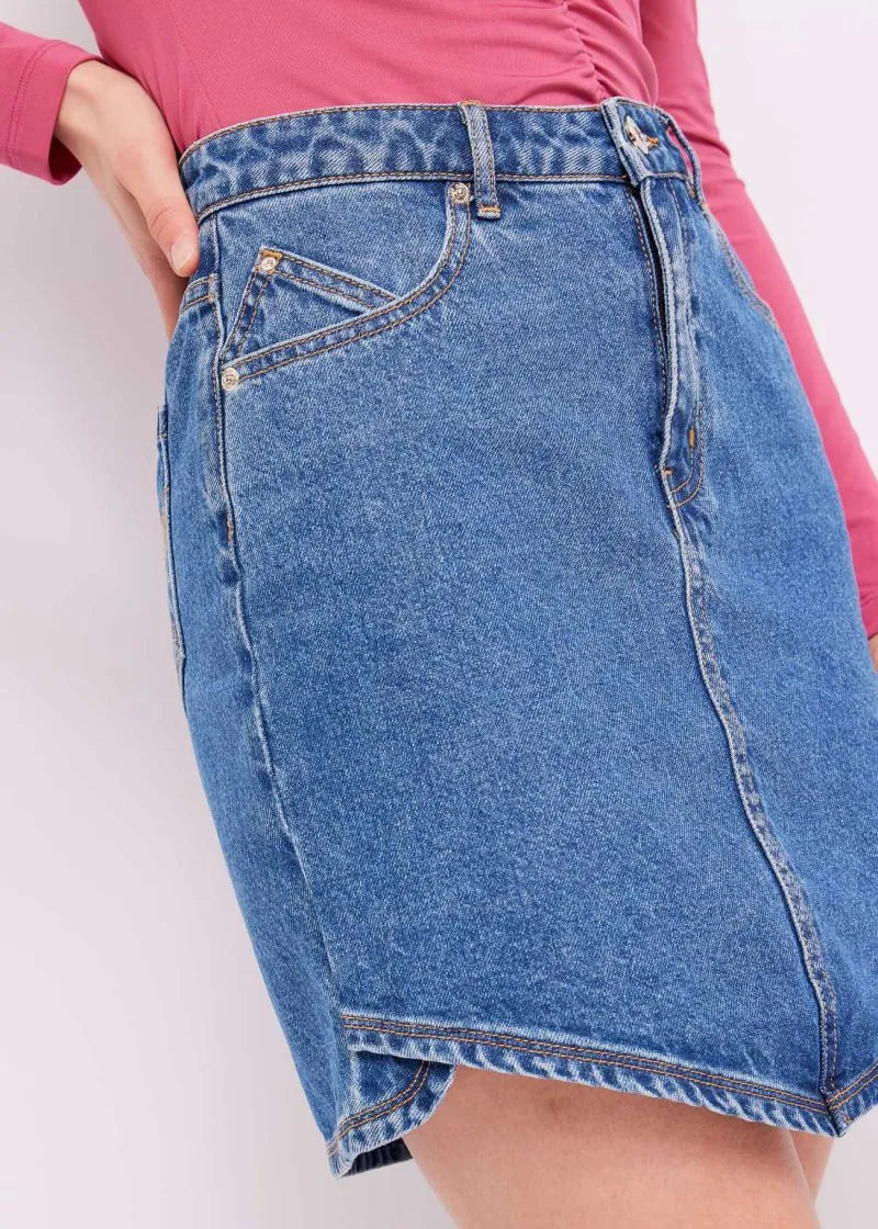 Minigonna in denim