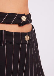 PANTALONI NERI GESSATI