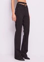 PANTALONI NERI GESSATI