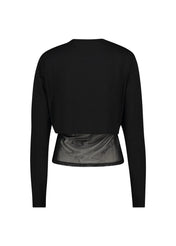 TSHIRT NERA IN JERSEY