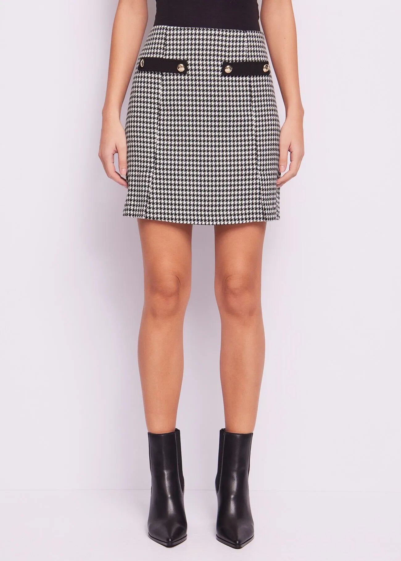 MINIGONNA PIED DE POULE