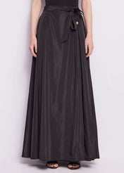 GONNA LUNGA IN TAFFETA