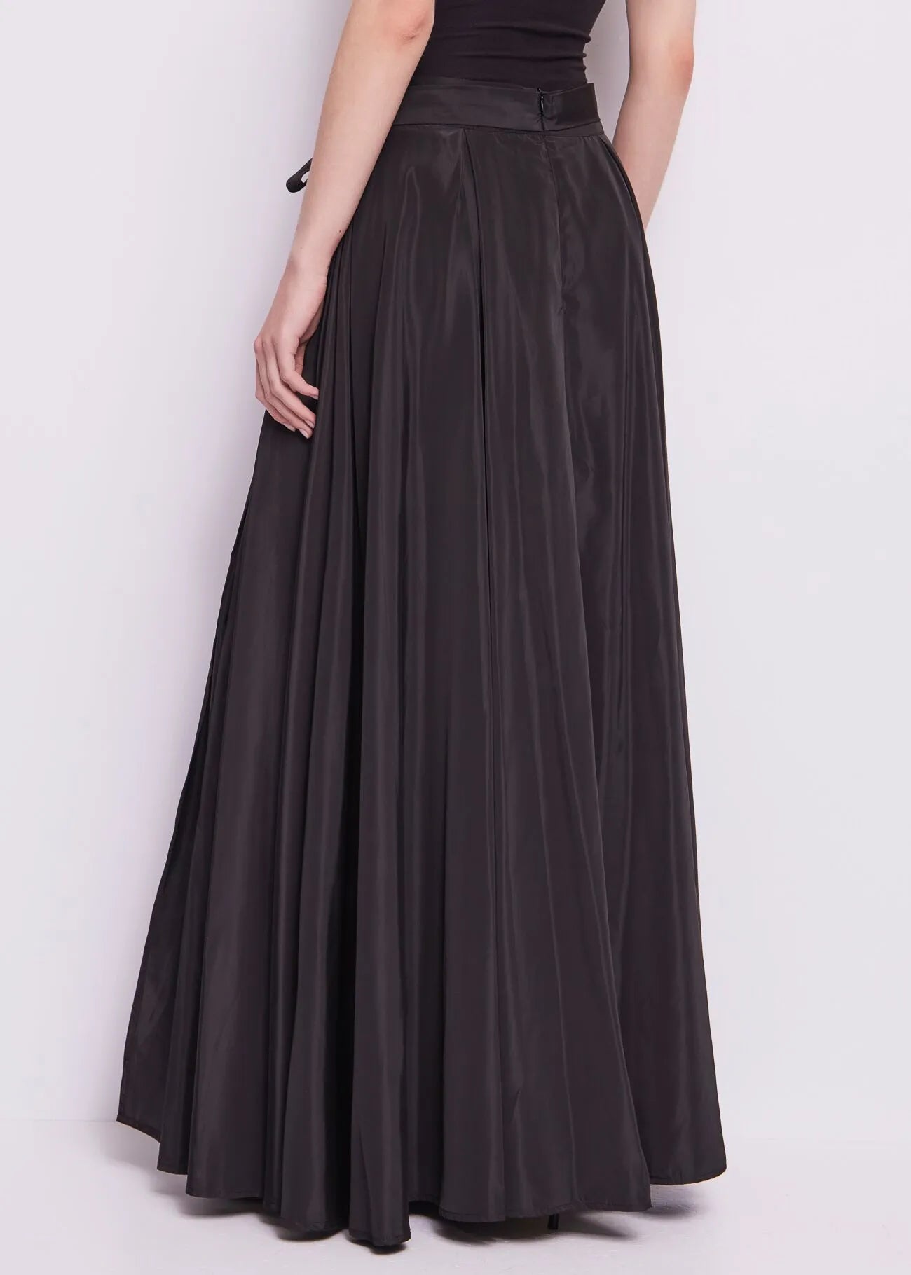 GONNA LUNGA IN TAFFETA