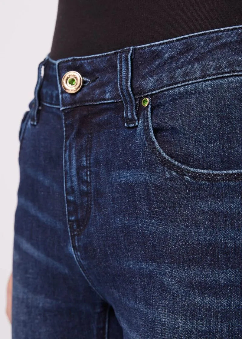 JEANS SKINNY IN MISTO COTONE