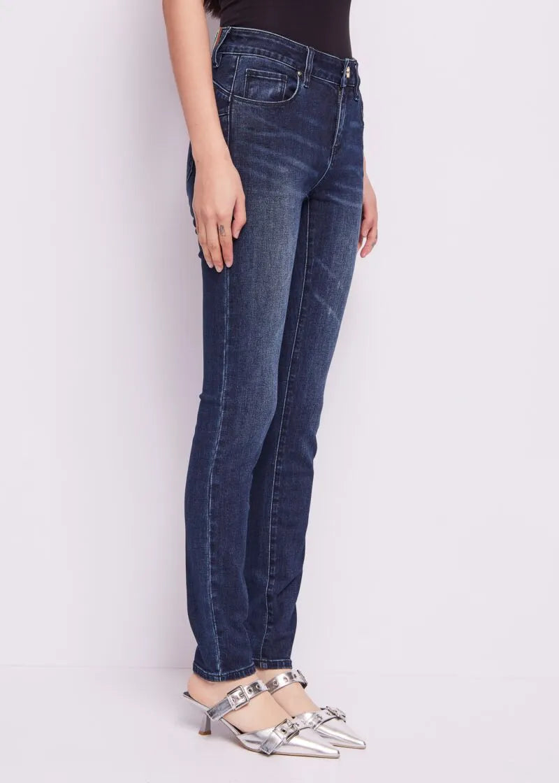 JEANS SKINNY IN MISTO COTONE