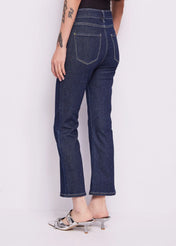 JEANS FLARE IN MISTO COTONE