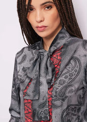 CAMICIA IN RASO STAMPATO