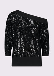 MAGLIA PAILLETTES MANICA 3/4