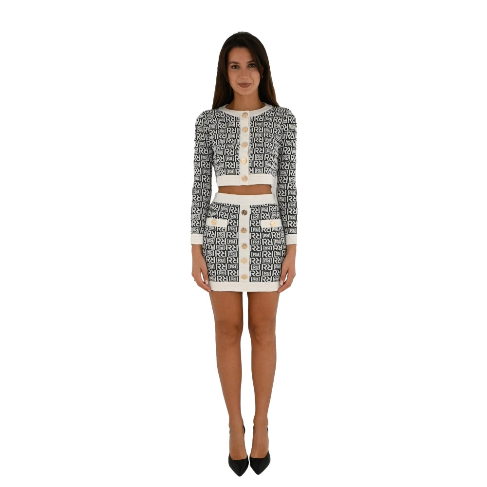 Cardigan corto con bottoni