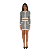 Cardigan corto con bottoni