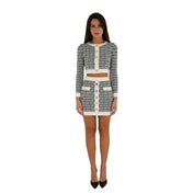 Cardigan corto con bottoni