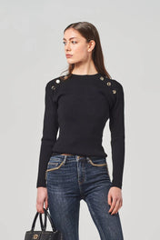 MAGLIA A COSTINE E BOTTONI