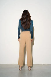 Crop top in jersey lurex