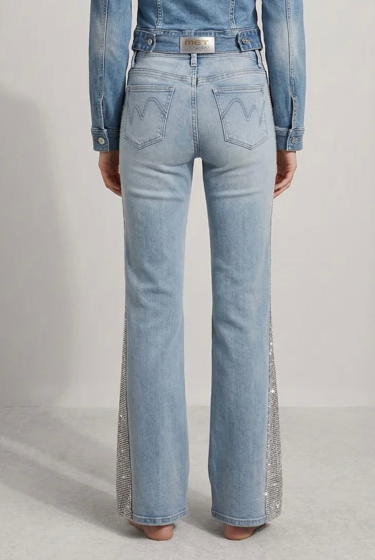 JEANS CON STRASS