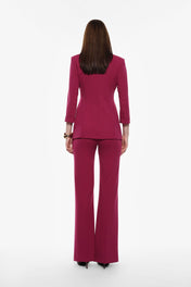PANTALONE A ZAMPA MAGENTA
